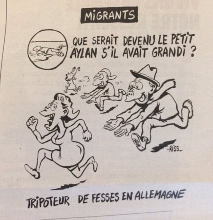 Σάλος από το σκίτσο του Charlie Hebdo για τον Αϊλάν