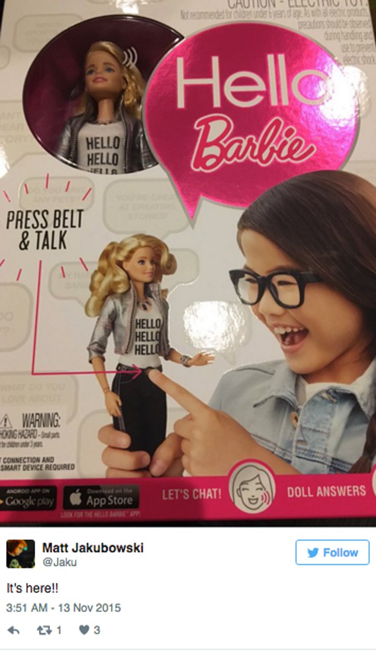 Πώς μπορούν να… χακάρουν την Barbie και να παρακολουθούν τα παιδιά