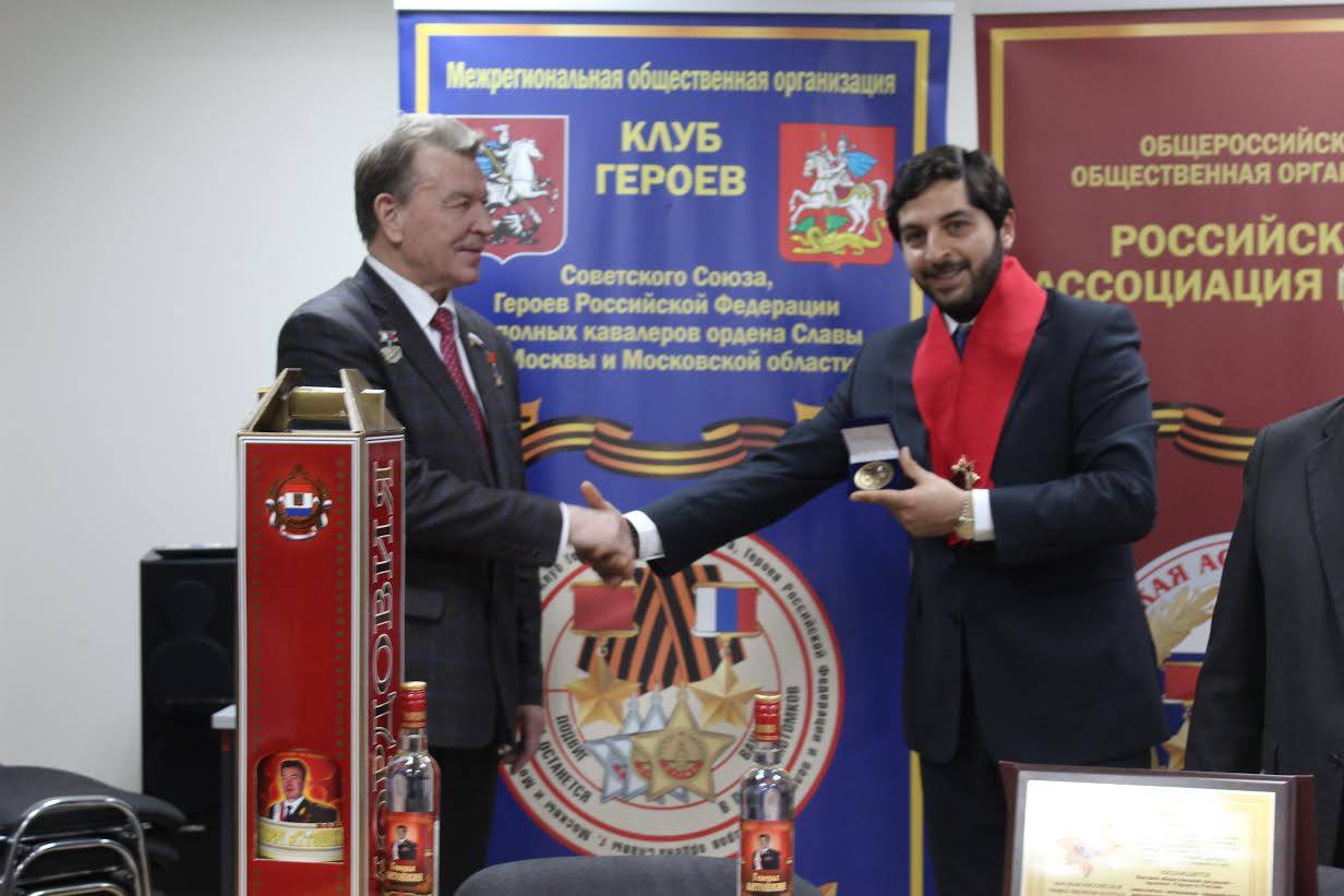 Σκαλιώτης νομικός τιμήθηκε στη Μόσχα με το μετάλλιο «Ηρώων»!