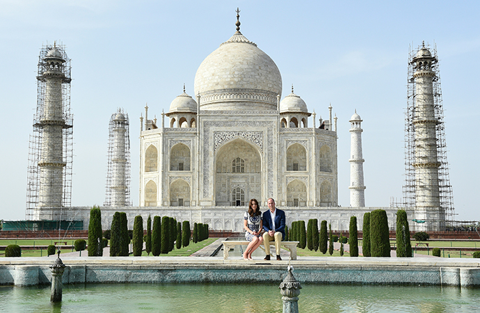 AP - Τατζ Μαχάλ - Taj Mahal - Πριγκίπισσα Νταϊάνα - Κέιτ Μίντλετον - πρίγκιπας Γουίλιαμ