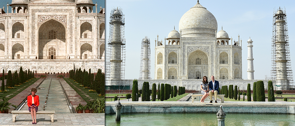 AP - Τατζ Μαχάλ - Taj Mahal - Πριγκίπισσα Νταϊάνα - Κέιτ Μίντλετον - πρίγκιπας Γουίλιαμ