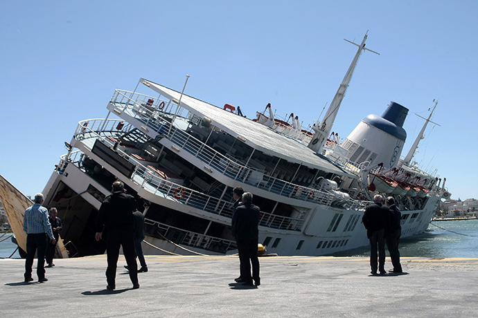 Πλοίο - Πειραιάς - κλίση - Ventouris Sea Lines - Παναγία Τήνου - βύθιση - κίνδυνος