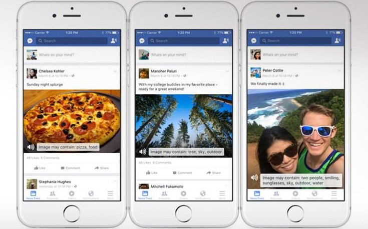 Το Facebook βοηθά τους τυφλούς ανθρώπους να «δουν» τις φωτογραφίες που δημοσιεύονται