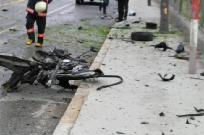 Έκρηξη - παγιδευμένο αυτοκίνητο - Κωνσταντινούπολη