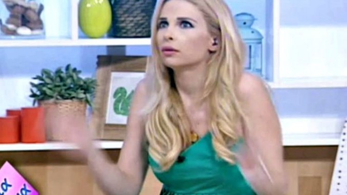 Τρόμος για την Χριστιάνα Αριστοτέλους – Τι την έκανε να βγει εκτός πλατό (VIDEO)
