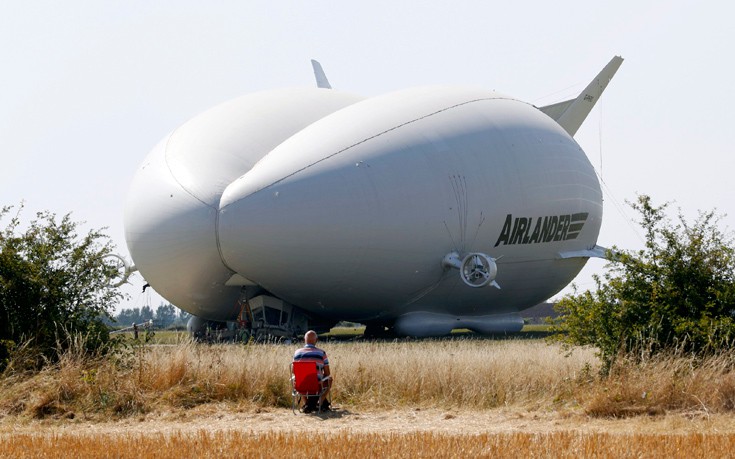 Στον αέρα ο γίγαντας των αιθέρων Airlander-10
