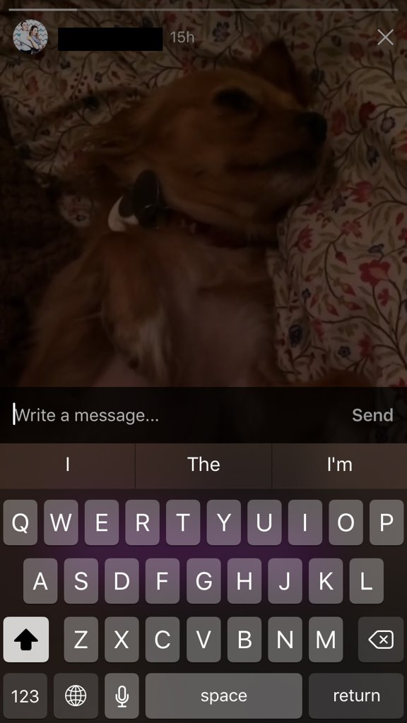 Send message someone about Story