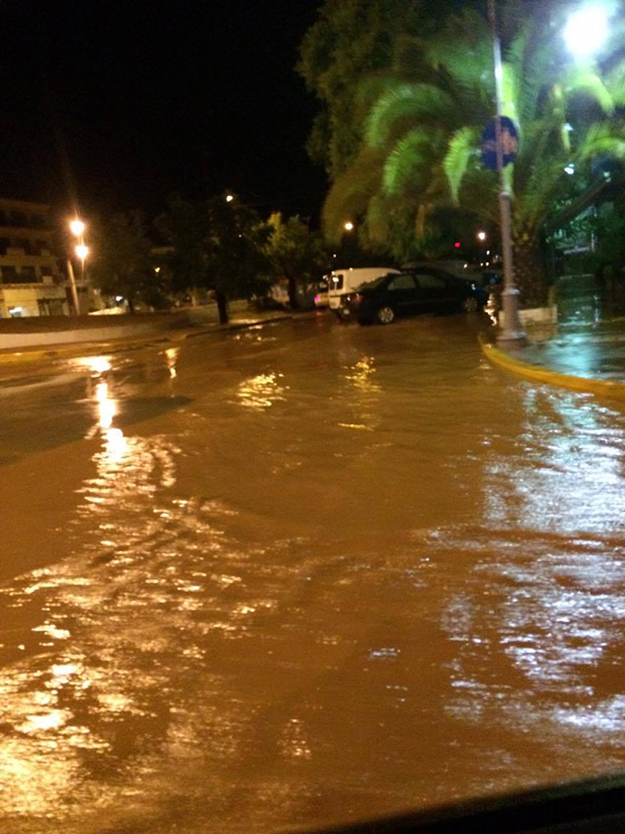 Καλαμάτα - κακοκαιρία - λάσπη - πλημμύρες
