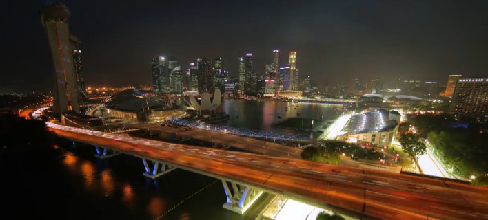 Η Formula 1 πάει στην εντυπωσιακή πίστα στη Σιγκαπούρη [βίντεο]
