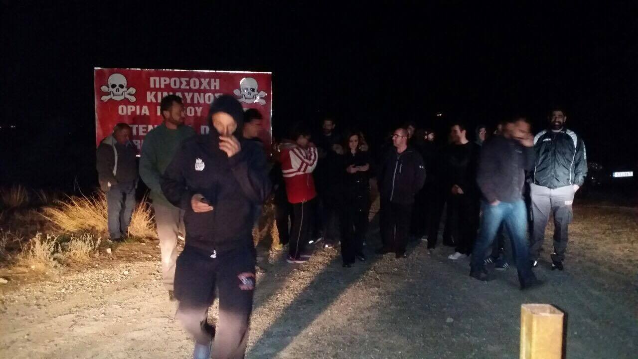 Σταμάτησαν προγραμματισμένη άσκηση της ΕΦ στο Πεδίο Βολής Καλού Χωριού οι κάτοικοι της κοινότητας