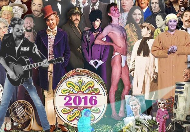 Καλλιτέχνης σχεδίασε ένα poster με όσους και όσα «έφυγαν» το 2016