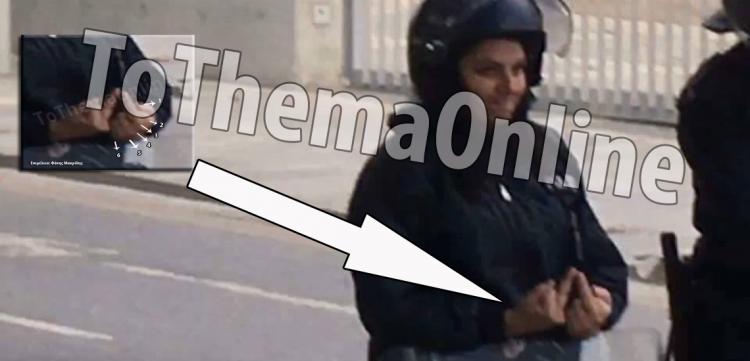 Εξαδάκτυλη η αστυνομικός που έδειξε… μεσαία δάκτυλα στους μαθητές έξω από τη Βουλή – Αμφιβολίες για την υπόθεση – ΦΩΤΟΓΡΑΦΙΑ