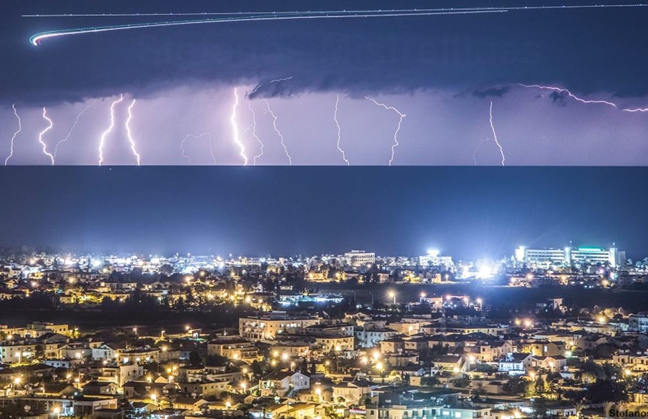 Εντυπωσιακές φωτογραφίες από την καταιγίδα που πέρασε χθες έξω από την Ορόκλινη