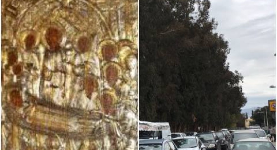 Ουρές πιστών για τη χάρη της Παναγιάς Μαλεβής
