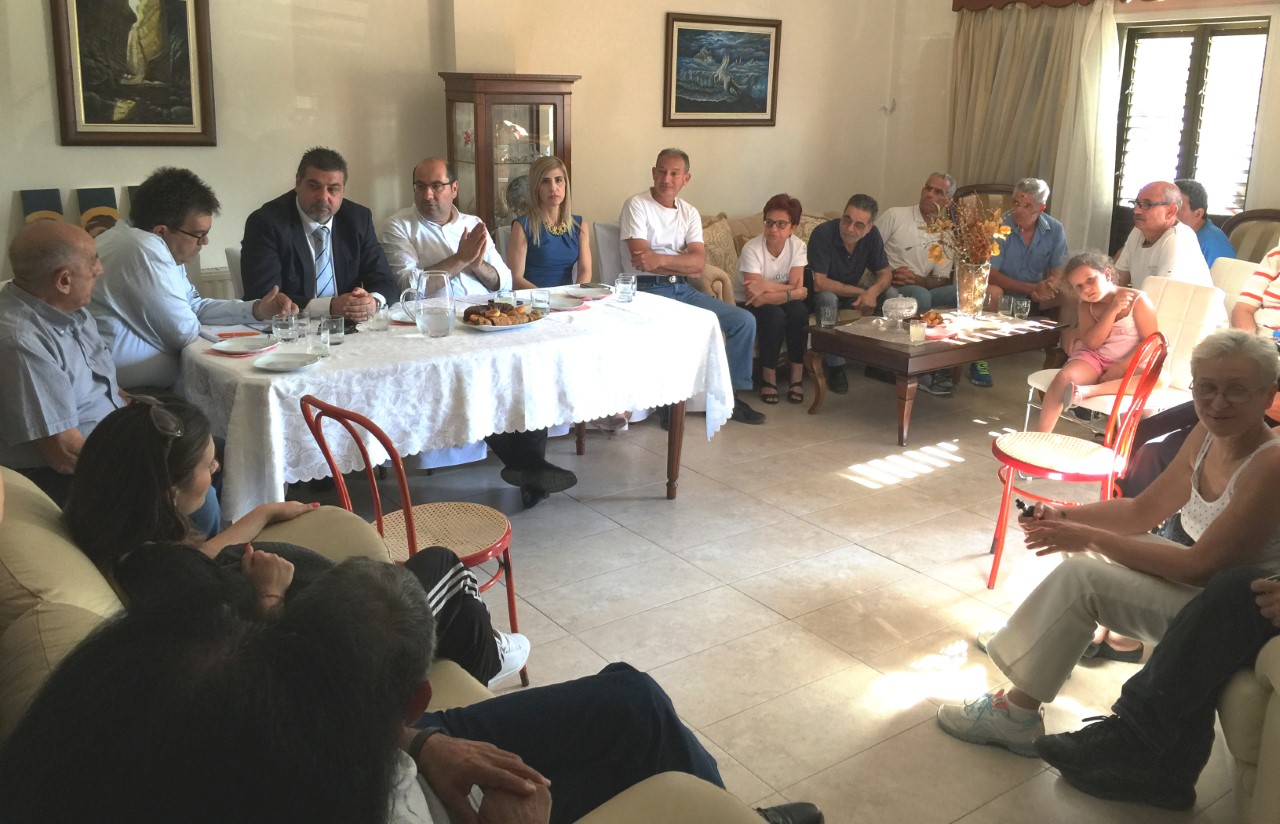 Συνάντηση του Δημάρχου Λάρνακας με κατοίκους της περιοχής Ξύμπουλη