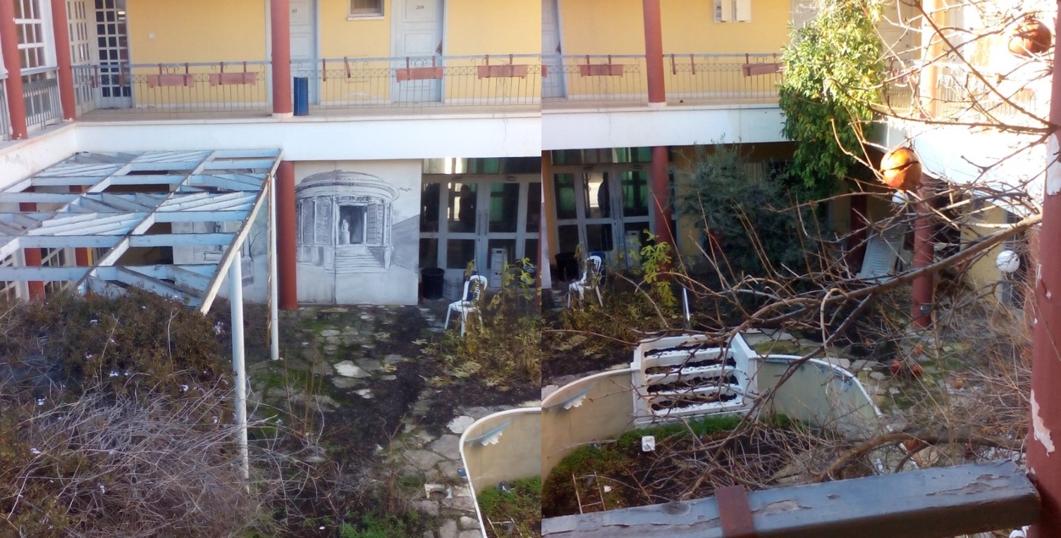 Εικόνες ντροπής σε εγκαταλελειμμένο ξενοδοχείο στον πυρήνα των Λευκάρων