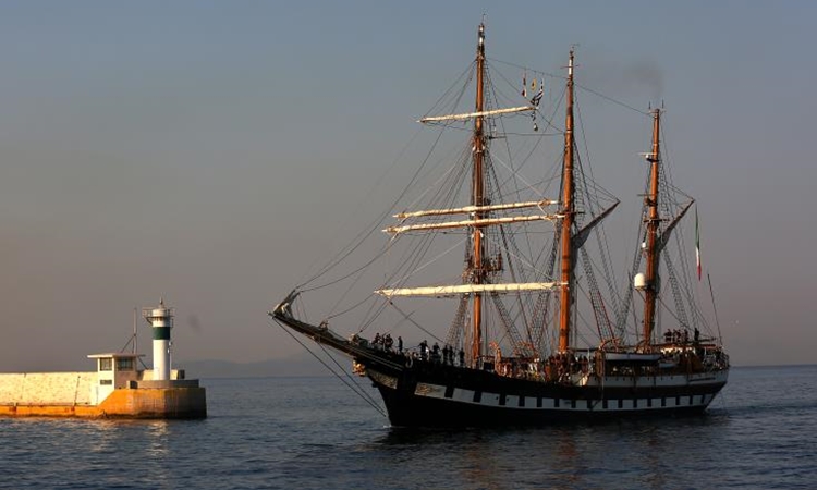 Στη Λάρνακα το ιστορικό πλοίο του Ιταλικού Πολεμικού Ναυτικού Palinuro