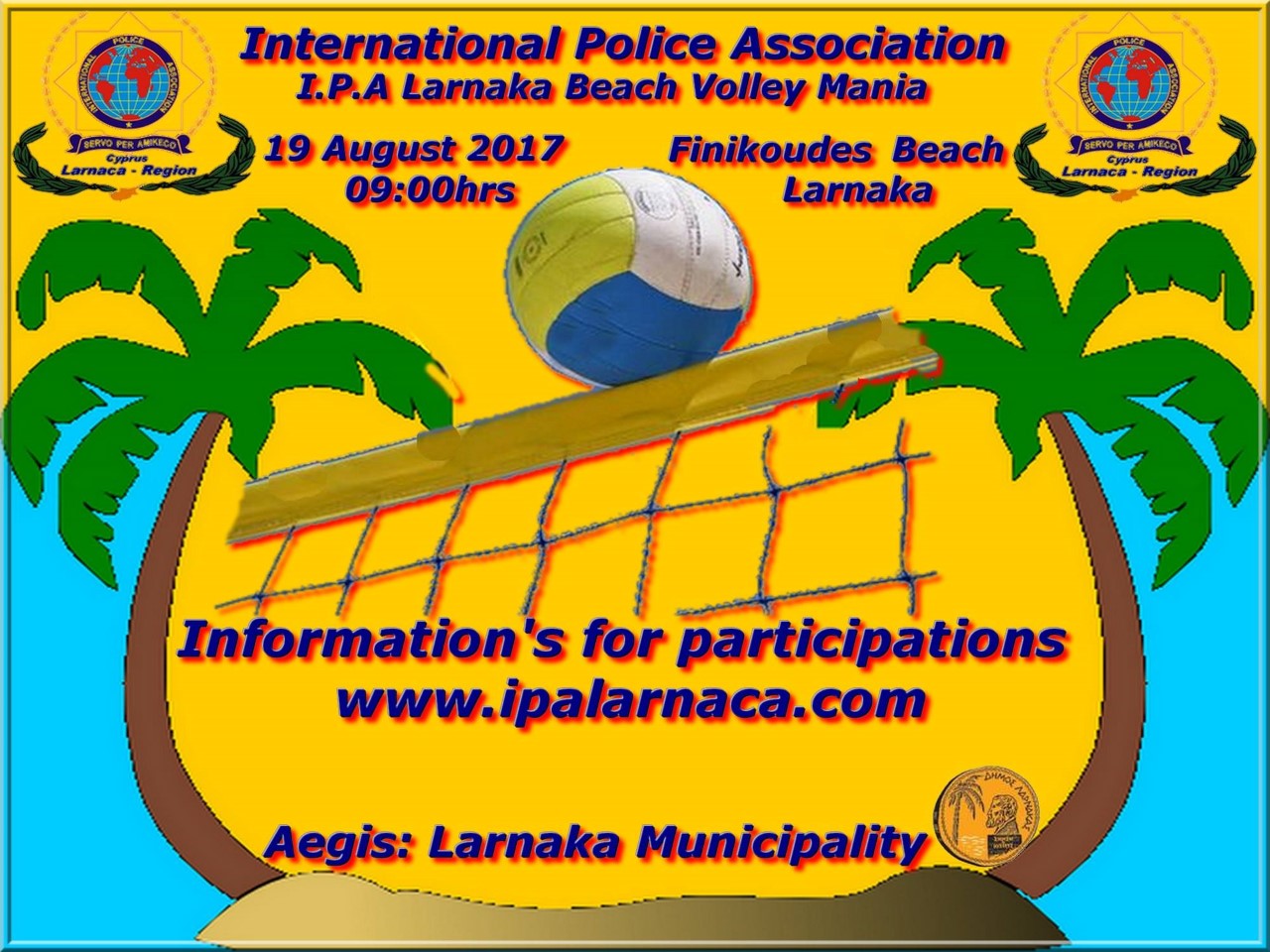 4o Tουρνουά ”I.P.A Larnaka Region Beach Volley Mania”