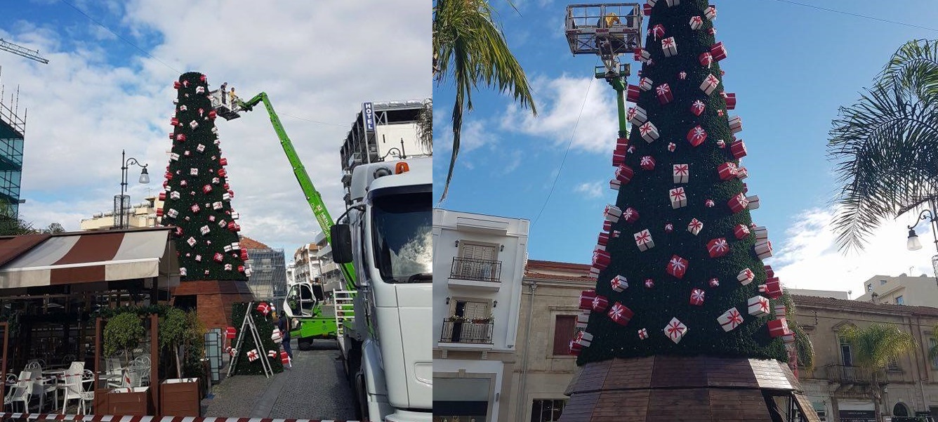 Η Λάρνακα ντύνεται Χριστουγεννιάτικα(pics)