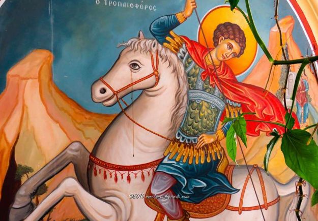 Όταν δάκρυσε το άλογο στην εικόνα του Αγίου Γεωργίου Αλαμάνου στη Λεμεσό