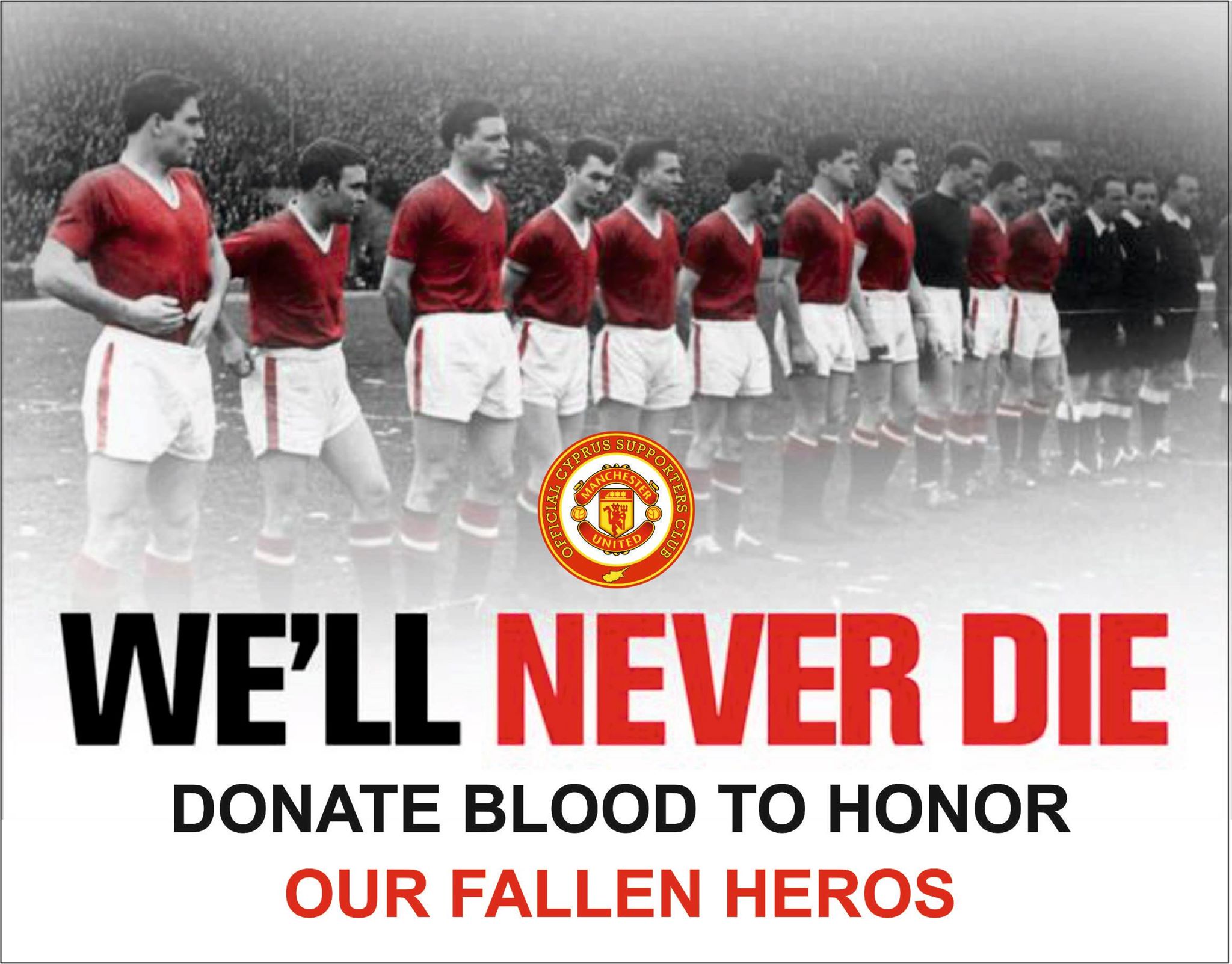 Το Cyprus Manchester United Supporters Club διοργανώνει αιμοδοσία στη Λάρνακα!