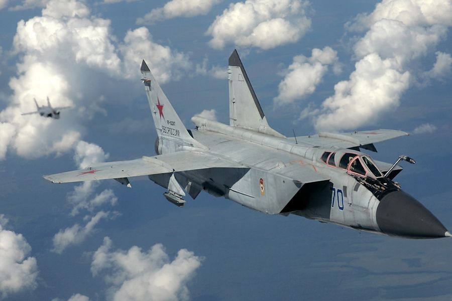 Συντριβή μαχητικού MiG-31