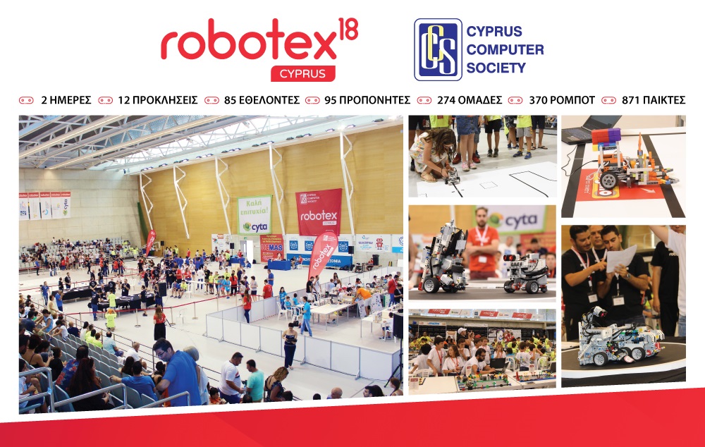 200 άτομα η Κυπριακή Αποστολή στον Παγκόσμιο Διαγωνισμό Ρομποτικής Robotex!
