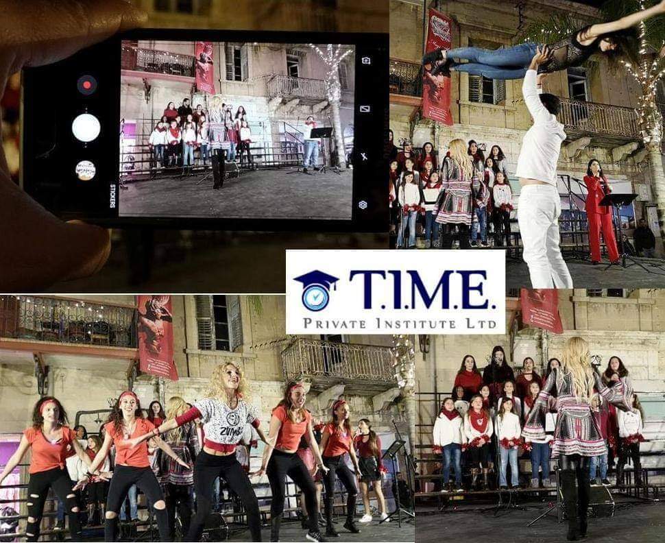 TIME Private Institute : Συμμετοχή στις Χριστουγεννιάτικες εκδηλώσεις του Δήμου Λάρνακας