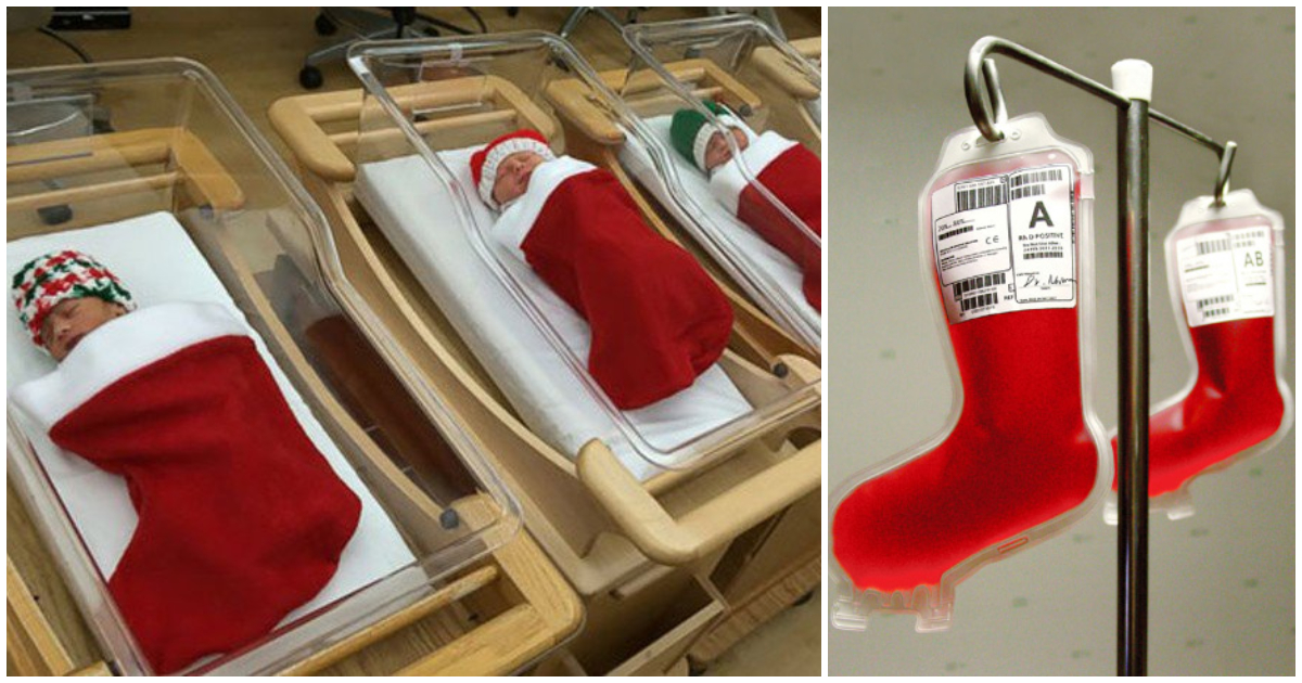 Οι πιο υπέροχες χριστουγεννιάτικες διακοσμήσεις σε νοσοκομεία