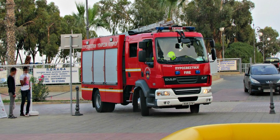 ΛΑΡΝΑΚΑ: Αναστάτωση στο κέντρο της πόλης- Πυροσβεστική σε ξενοδοχείο
