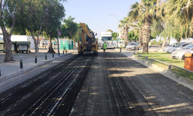 Συνεχίζεται η συντήρηση δρόμων στη Λάρνακα