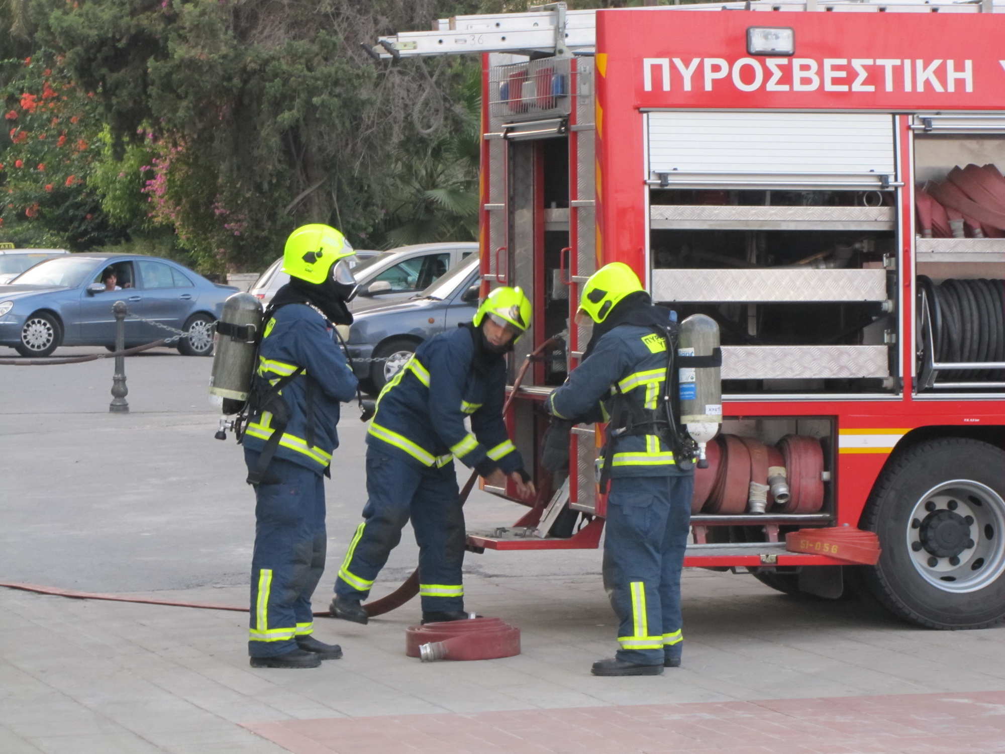 Άσκηση Πυροσβεστικής Υπηρεσίας στο Βασιλικό