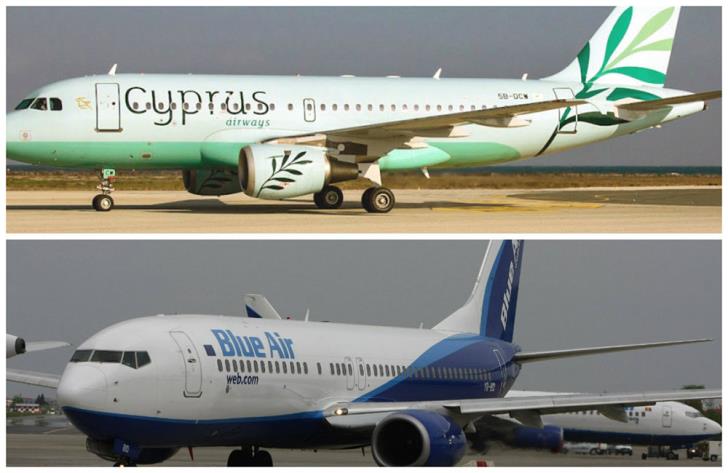 Blue Air-Cyprus Airways: Επέκταση συνεργασίας για προορισμούς στην Ελλάδα