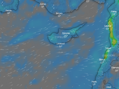 Δείτε live την κακοκαιρία που θα επηρεάσει την Κύπρο