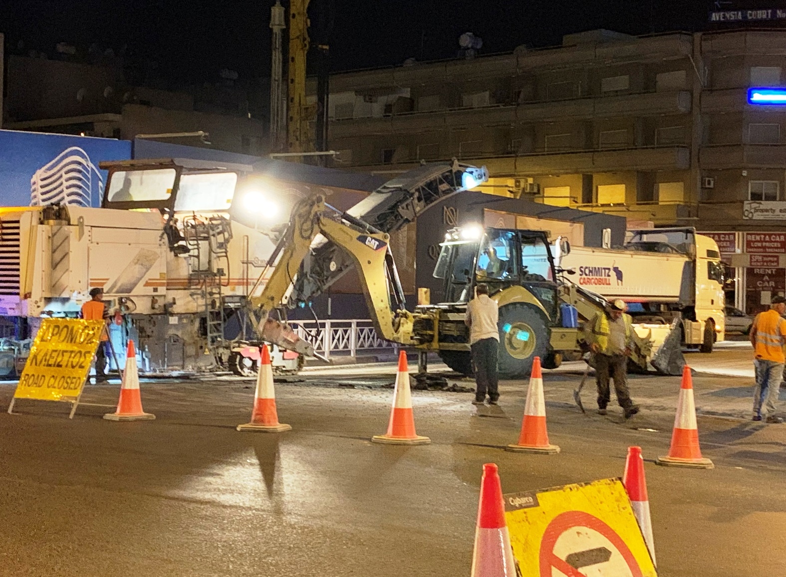 Συντήρηση Οδοστρώματος σε Λεωφόρους της Λάρνακας