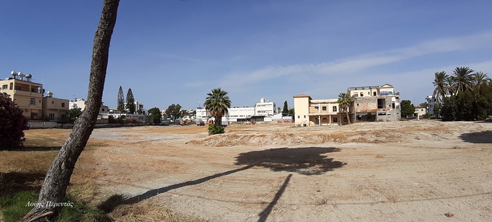 Επιτέλους καθάρισαν την αυλή της Διανέλλειου Τεχνικής Σχολής Λάρνακας