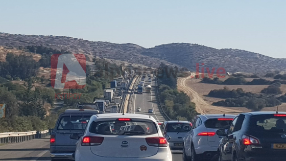 ΛΑΡΝΑΚΑ : Κλειστή η δεξιά λωρίδα κυκλοφορίας στον αυτοκινητόδρομο Λευκωσίας-Λάρνακας