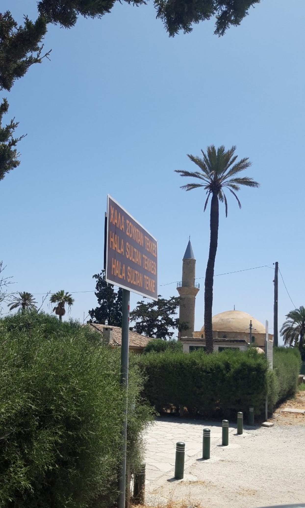 Προσκύνημα Τουρκοκυπρίων στο τέμενος Χαλά Σουλτάν Τεκκέ στη Λάρνακα