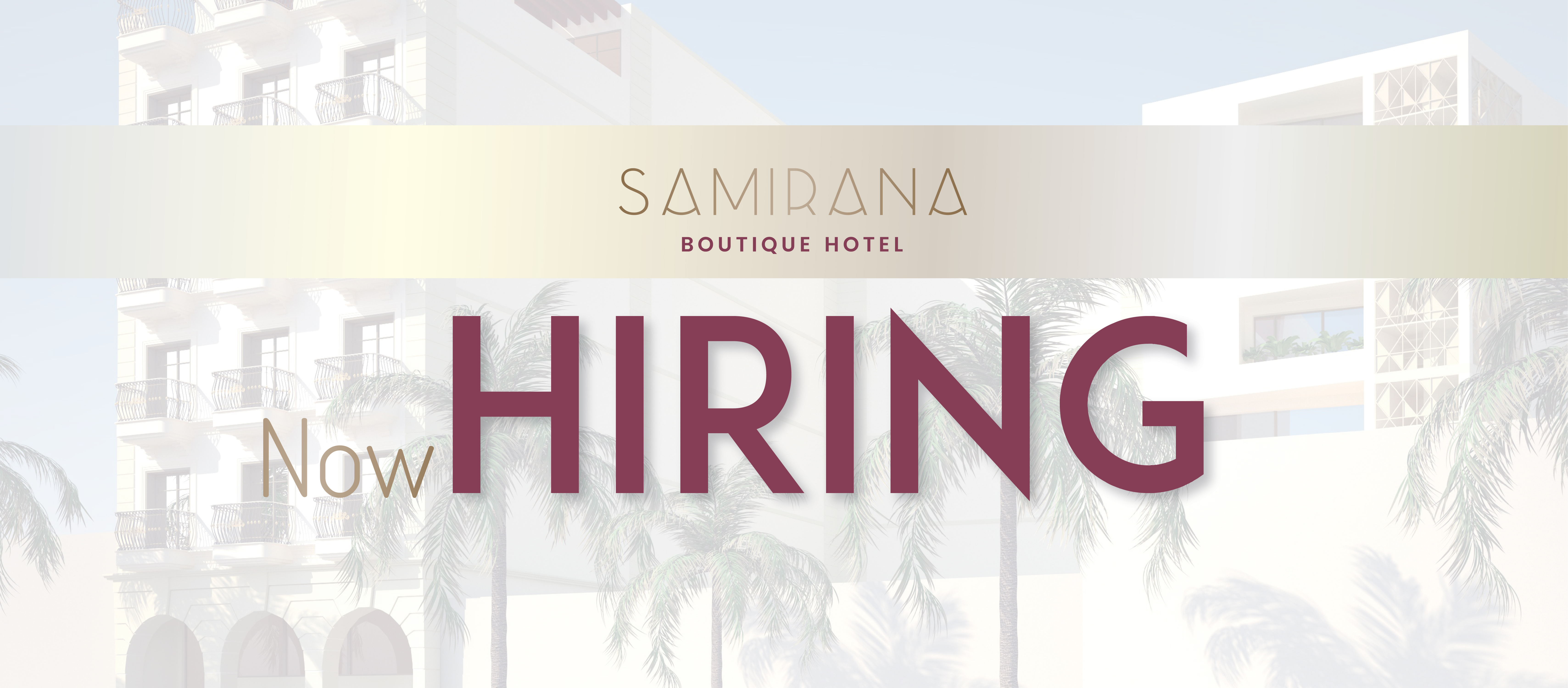 Το Samirana Boutique Hotel στην καρδιά του κέντρου της Λάρνακας Προσλαμβάνει Προσωπικό