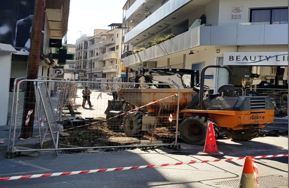 Ούτε τον Οκτώβριο δεν τελειώνουν τα έργα στην Β. Ευαγόρου στη Λάρνακα