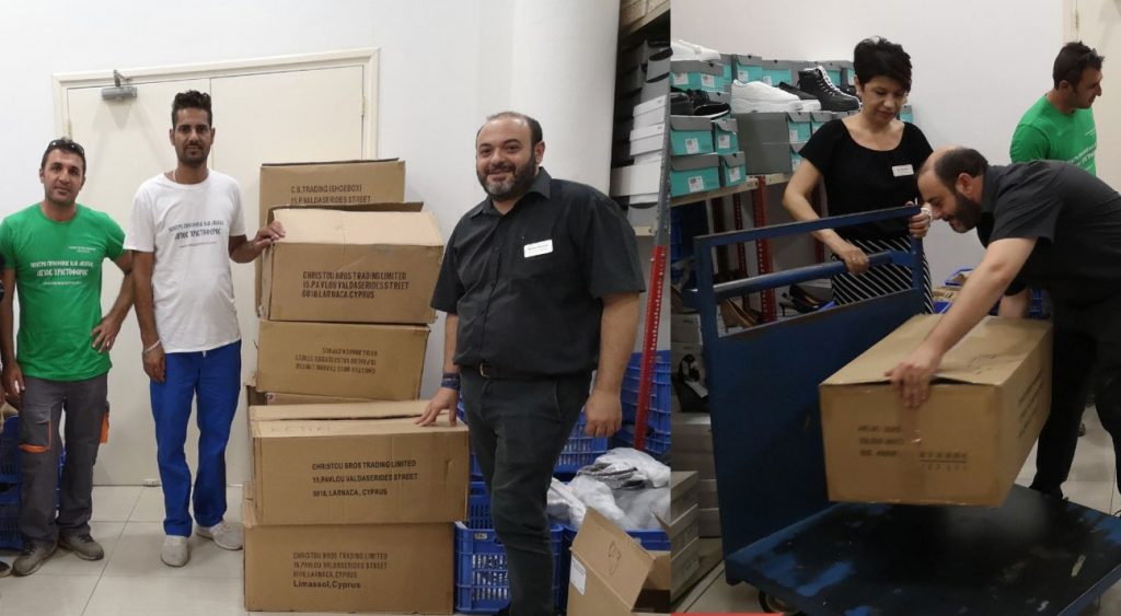 Εταιρεία προσέφερε 195 ζευγάρια παπούτσια για άπορες οικογένειες