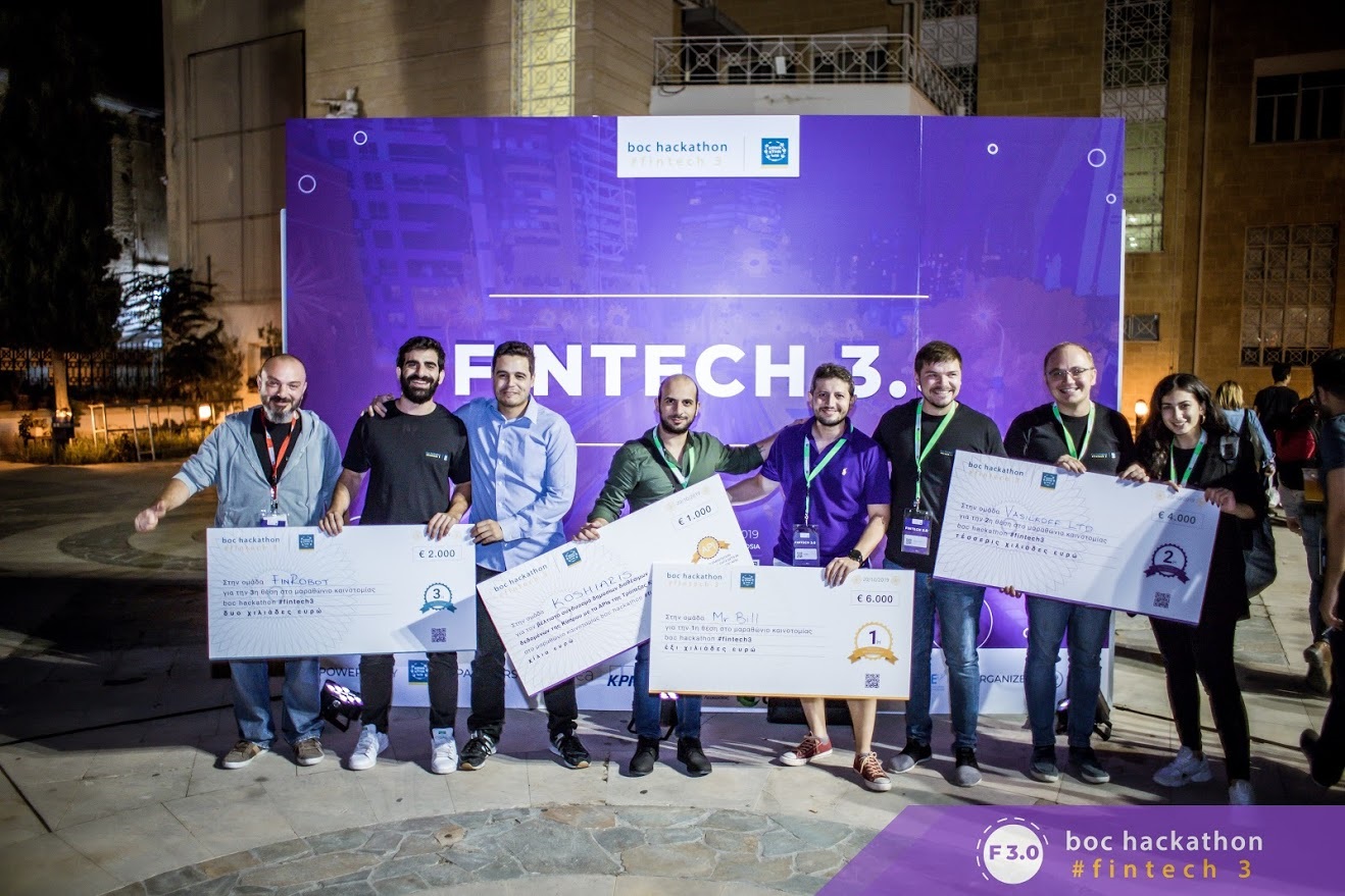 Με επιτυχία και φέτος το boc hackathon #fintech 3.0 της Τράπεζας Κύπρου