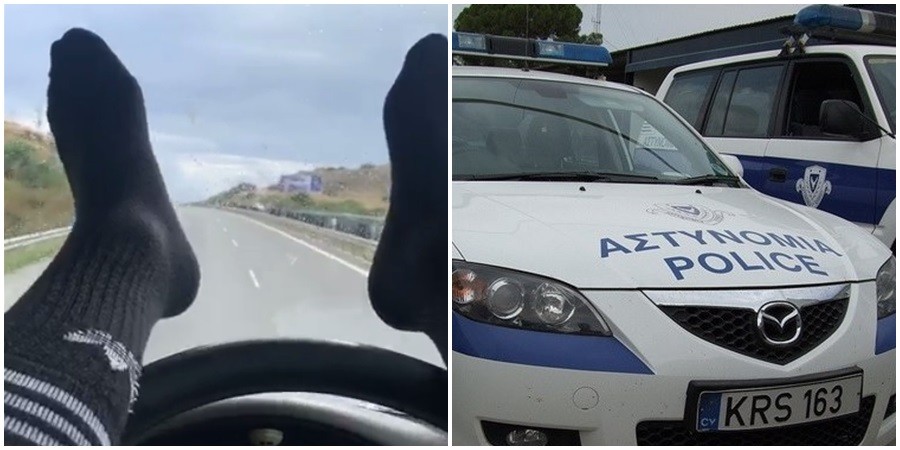 Αναγνωρίστηκε ο οδηγός με τα «πόδια στο τιμόνι» – Θέμα ωρών η κλήτευσή του (Βίντεο)