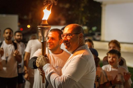 Πραγματοποίηση τελετής παραλαβής φλόγας Μαραθωνίου Αθήνας για τον Radisson Blu Μαραθώνιο Λάρνακας