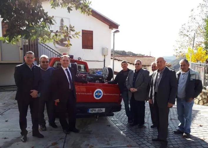 Η ΑΗΚ προσέφερε στην Κοινότητα Αγίων Βαβατσινιάς ένα σύγχρονο πυροσβεστικό όχημα