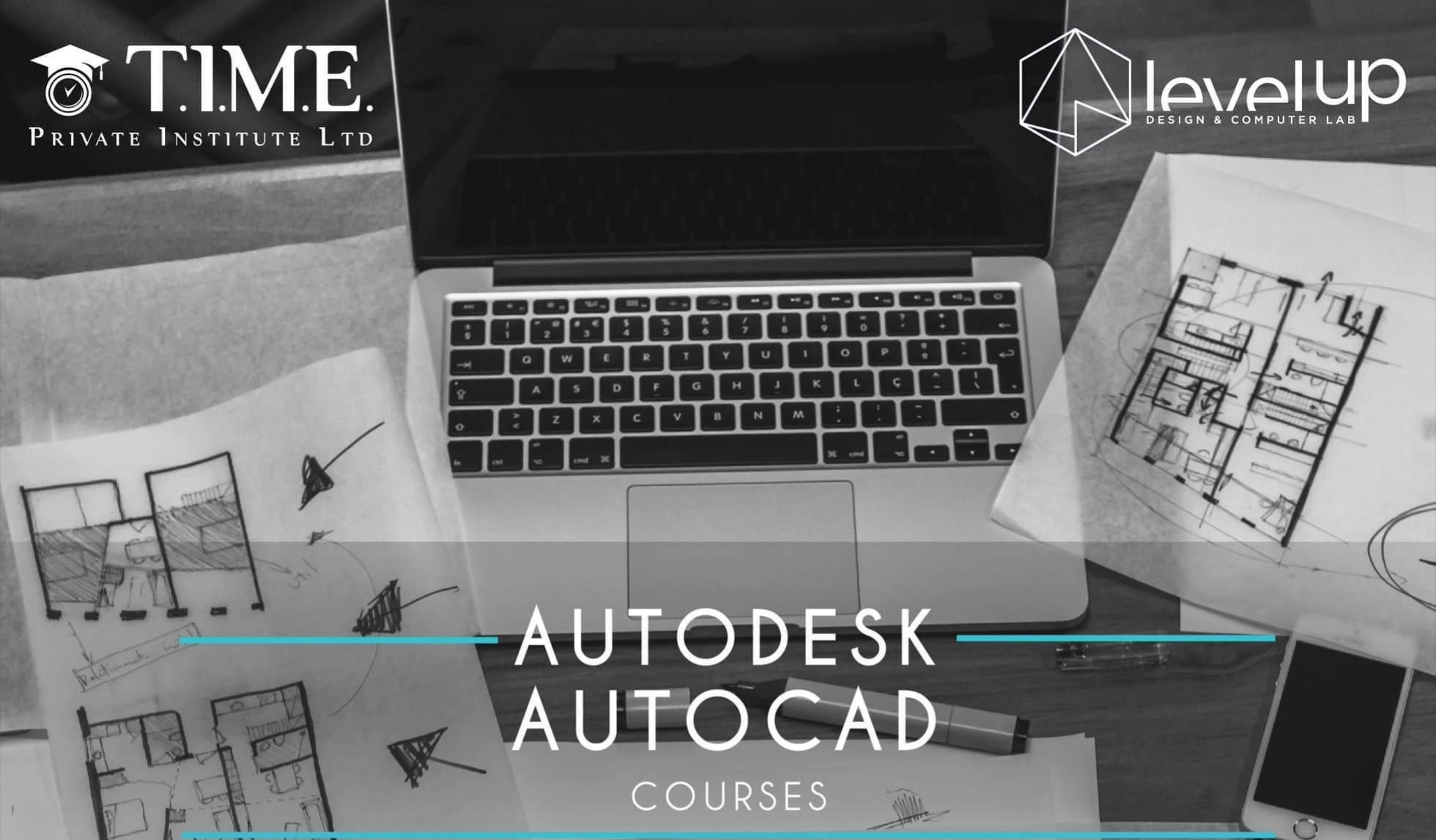 Μαθήματα AutoCAD 2D σχεδιασμού στο Τ.Ι.Μ.Ε. με το Level Up