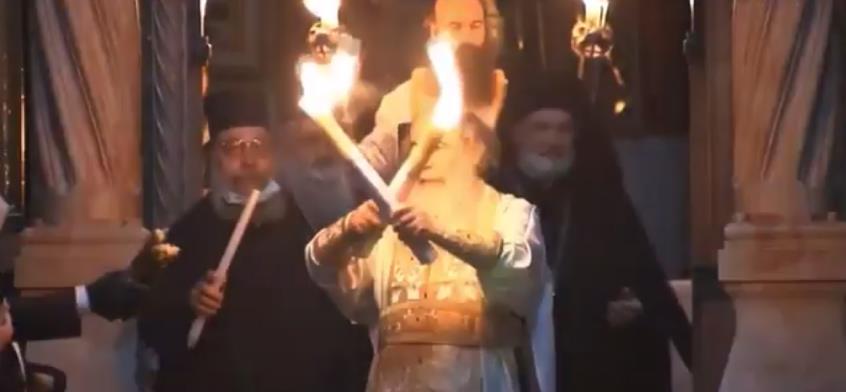 ΒΙΝΤΕΟ: Πραγματοποιήθηκε η τελετή Αφής του Αγίου Φωτός στον Πανάγιο Τάφο