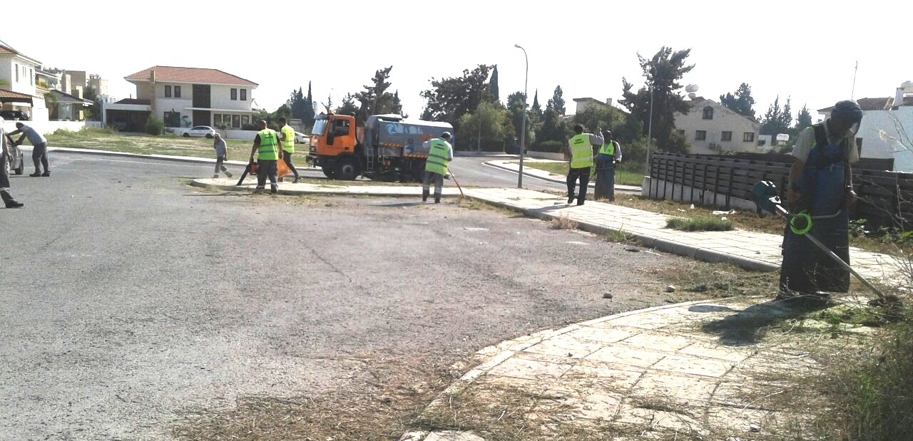  Το Τμήμα Καθαριότητας του Δήμου Λάρνακας συνεχίζει τις εργασίες του και αυτή την εβδομάδα