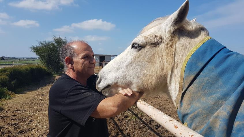 ΛΑΡΝΑΚΑ:Ο καθηγητής τέχνης που αφιέρωσε τη ζωή του στη διάσωση αλόγων