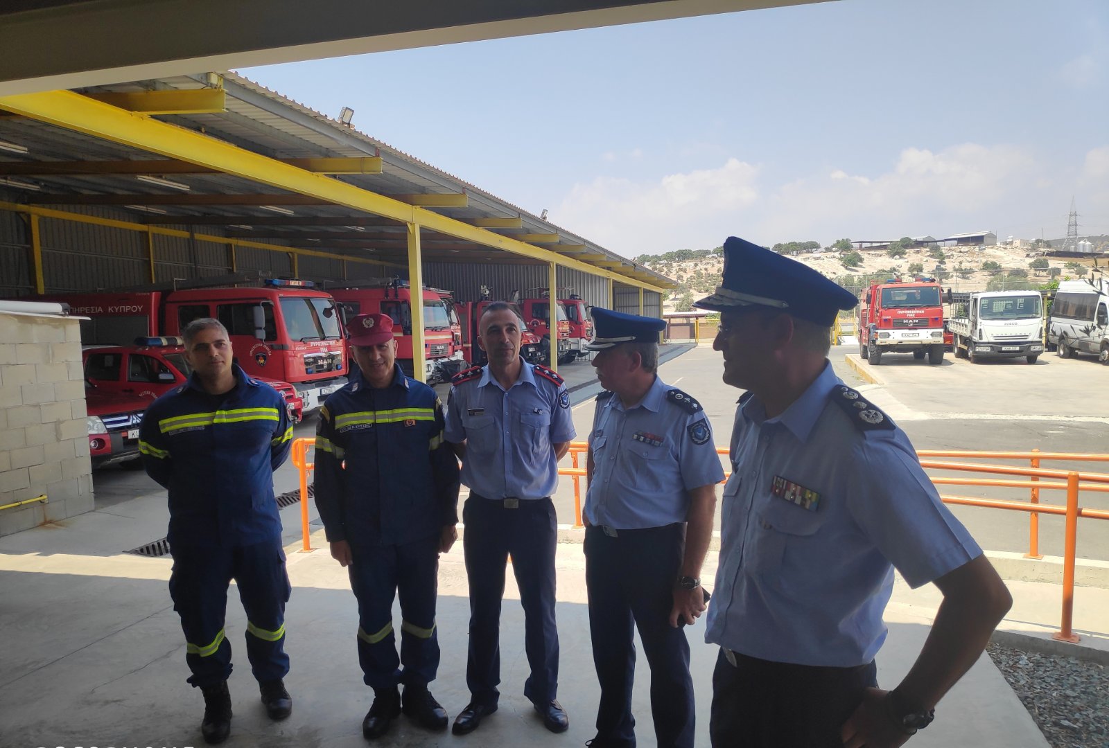 Ο Αρχηγός Αστυνομίάς στην ΕΜΑΚ και στον Αστυνομικό Σταθμό Κοφίνου